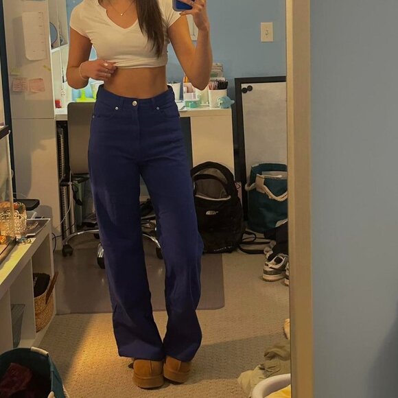 Women's Blue Jeans - Picture 1 of 4